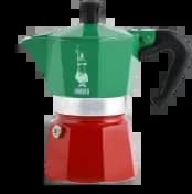 Cafeteira Italiana Bialetti Moka - Aluminínio, Verde, Vermelha E Branco
