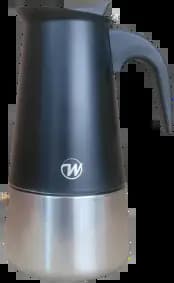 Cafeteira Italiana Pantheon Inox - Black