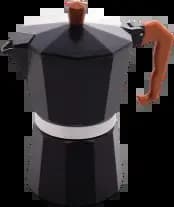 Cafeteira Italiana Wolff - Alumínio Com Cabo Em Plástico