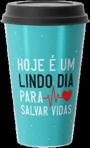 Caneca Beek Geek's Stuff - Lindo Dia Para Salvar 500ml