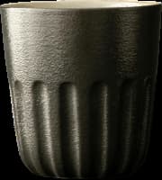 Caneca Capijiong - 220ml Japonêsa Sem Alça Preto