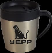 Caneca Coffee Mugs - Térmica Inox Com Tampa 330ml Dourado