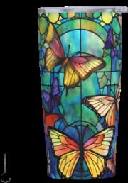 Caneca Dabdbbb - Aço Inoxidável Térmico Borboleta