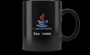 Caneca Generic - Programador (a) Java Preta