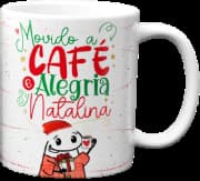 Caneca Genérico - Alegria Natalina Branca