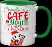 Caneca Genérico - Alegria Natalina Verde