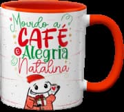 Caneca Genérico - Alegria Natalina Vermelha