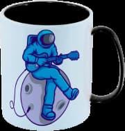 Caneca Genérico - Astronauta Tocando Guitarra