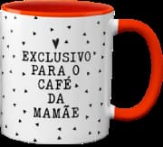 Caneca Genérico - Exclusivo Para O Café Da Mamãe Vermelha