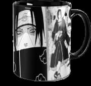 Caneca Genérico - Porcelana Itachi Anime Preto