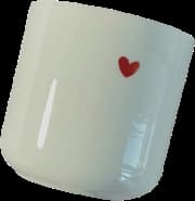 Caneca Hakidzel - Cerâmica Em Forma De Coração