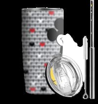 Caneca Hualvbul - Aço Inoxidável 590ml Preto