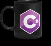 Caneca JPS INFO - Dev C Sharp Preta