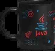 Caneca JPS INFO - New Mug Java Preta