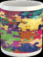 Caneca Lunarable - Cerâmica Quebra Cabeça Coloridos