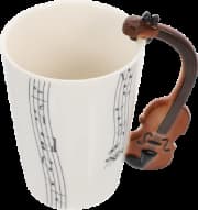 Caneca Luxshiny - Notas Musicais Café