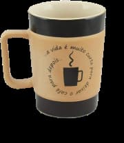Caneca Mondoceram - Cerâmica 150ml Creme - Vida Curta
