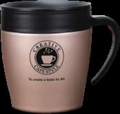 Caneca UPKOCH - Aço Inoxidável Térmico Rosa