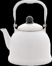 Chaleira Mimo Style - Retrô Ferro Esmaltado Branca