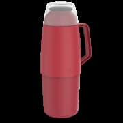 Garrafa Térmica Soprano - Com Rosca 1 Litro Vermelha