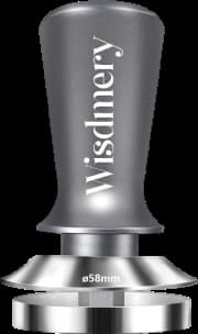 Tamper Wisdmery - 58mm Aço inoxidável Prata