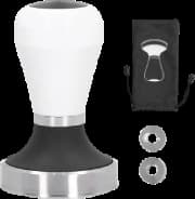 Tamper Zerodis - 58.5 Aço Inoxidável Branco Prata Preto