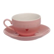 Xícara Hauskraft - Rosa Lamour 160 ml