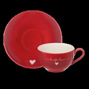 Xícara Hauskraft - Vermelho l'amour 160 ml