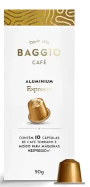 Baggio Café - Nespresso Alumínio - Cápsulas 10 un