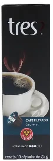 Café 3 Corações Gourmet Filtrado - Cápsulas - 10 un