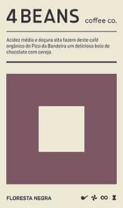 Café 4 Beans - Floresta Negra - Grãos - 250g