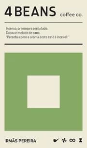 Café 4 Beans - Irmãs Pereira - Grãos - 250g
