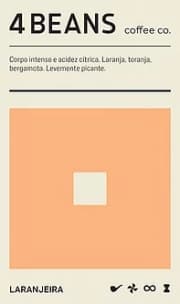 Café 4 Beans - Laranjeira - Grãos - 250g