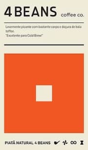 Café 4 Beans - Piatã Natural - Moído Para Filtro - 250g
