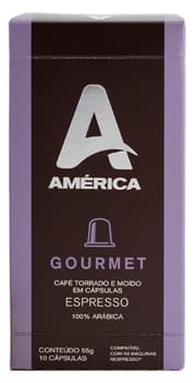 Café América - Gourmet - Cápsulas - 10 un