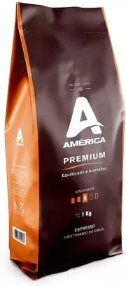 Café América - Premium - Grãos - 1Kg