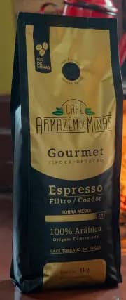 Café Armazém De Minas Gourmet Tipo Exportação - Grãos Torra Média - 1Kg