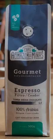 Café Armazém De Minas Gourmet Tipo Exportação - Para Máquina Espresso - 500g