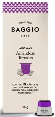 Café Baggio Amêndoas Torradas - Cápsulas - 10 un