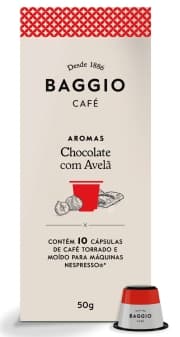 Café Baggio - Chocolate Com Avelã - Cápsulas - 10 un