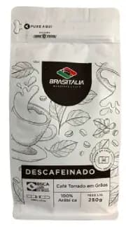 Café Brasitália - Descafeinado - Grãos - 250g