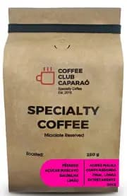 Café Club Caparaó - Sítio Vista Linda - Colheita Natural - Calda de Pêssego - Moído Médio - 250g