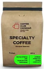 Café Club Caparaó - Yellow Honey - Frutas Cítricas - Moído Médio - 250g