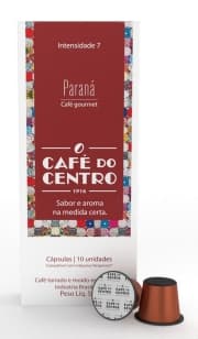 Café do Centro - Paraná - Cápsulas - 10 Unidades