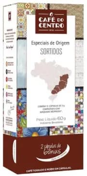 Café Do Centro Regiões Brasileiras - Cápsulas - 12 un