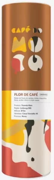 Café Do Moço Flor De Café Orgânico - Moído Para Cafeteira Italiana - 250g