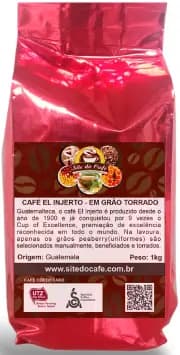 Café El Injerto - Guatemalteca - Grão - 1kg