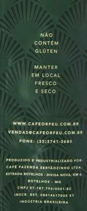 Café Orfeu - Descafeinado -Torrado Em Grãos - 250g