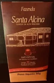Café Fazenda Santa Alcina - Alta Mogiana - Cápsulas - 10 uni