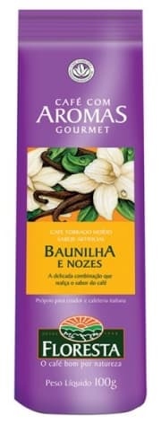 Café Floresta - Aromas - Baunilha e Nozes - Moído - 100g